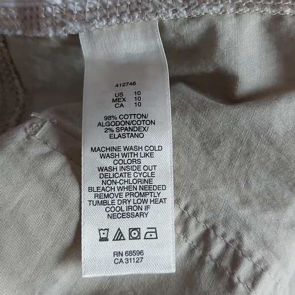 🟢 (PHIL) Calvin Klein Flat Front Cargo Shorts Size 30 - Picture 12 of 12